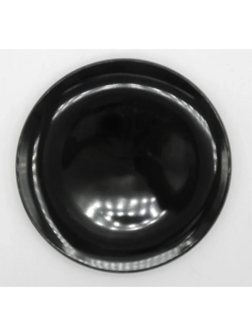 Fargrik  Glossy Black by IKEA 7-7/8 in. Salad Plates Set of 6 Pattern: IK FARBL
